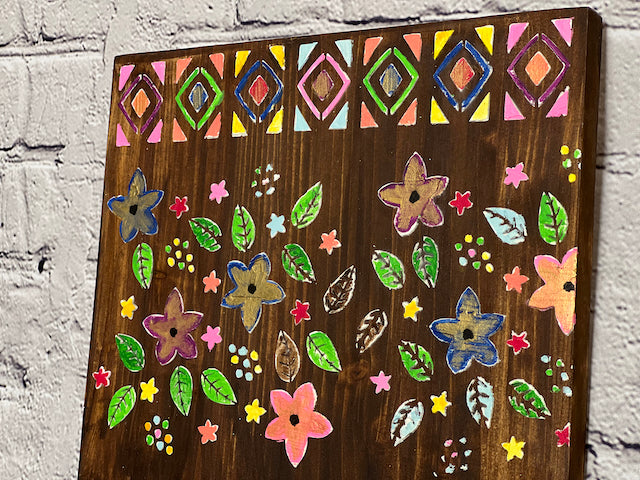 Letter box with keyring hanger