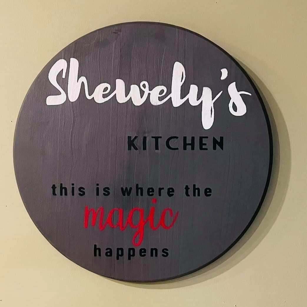 Wooden Personalized Wreath for Kitchen