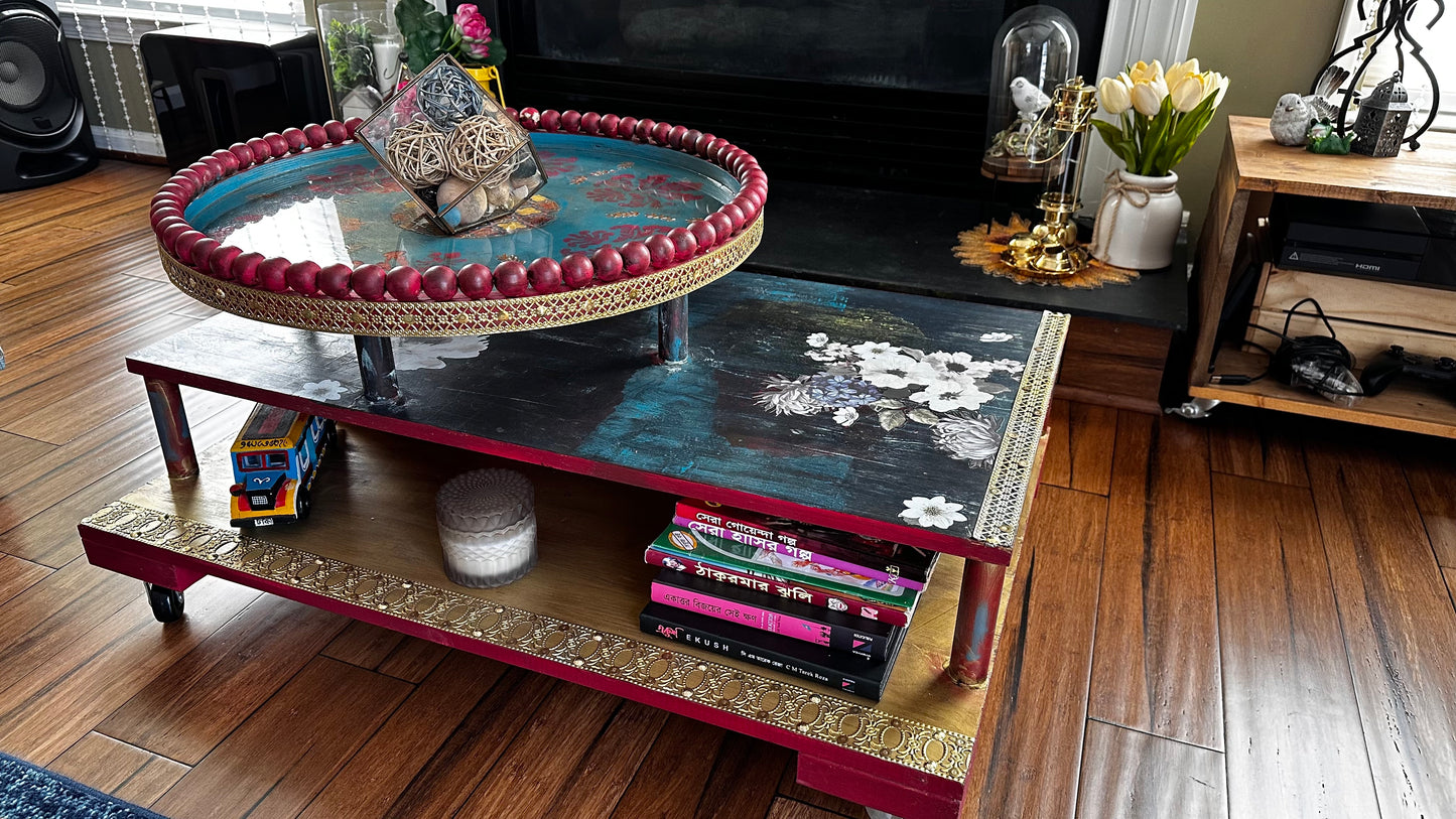 Custom Made 3 Tier Center Table