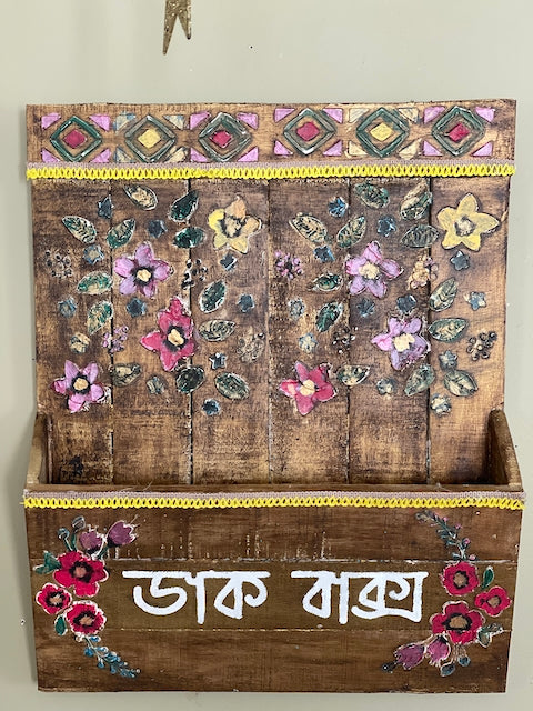 Hand Crafted Wood Letter Box – Nasrin's DIY