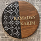 Wooden Ramadan Karim Wall Decor